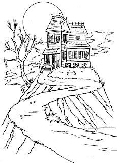 230x320 Haunted House Drawing Ideas