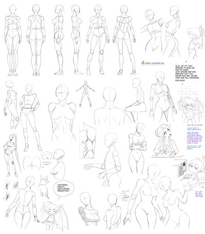 400x457 Basic Poses By Precia T