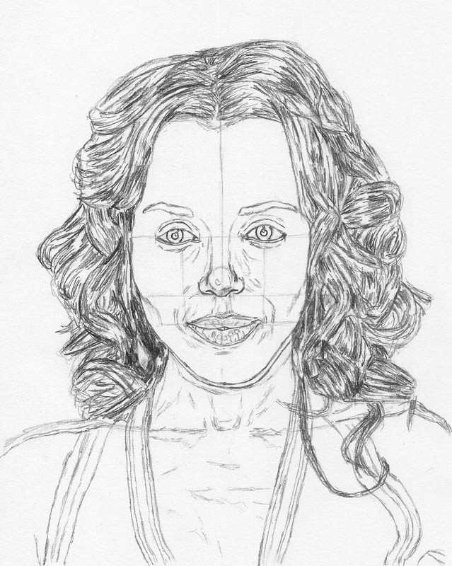639x800 How To Draw A Face Kerry Washington Tutorial Let's Draw People
