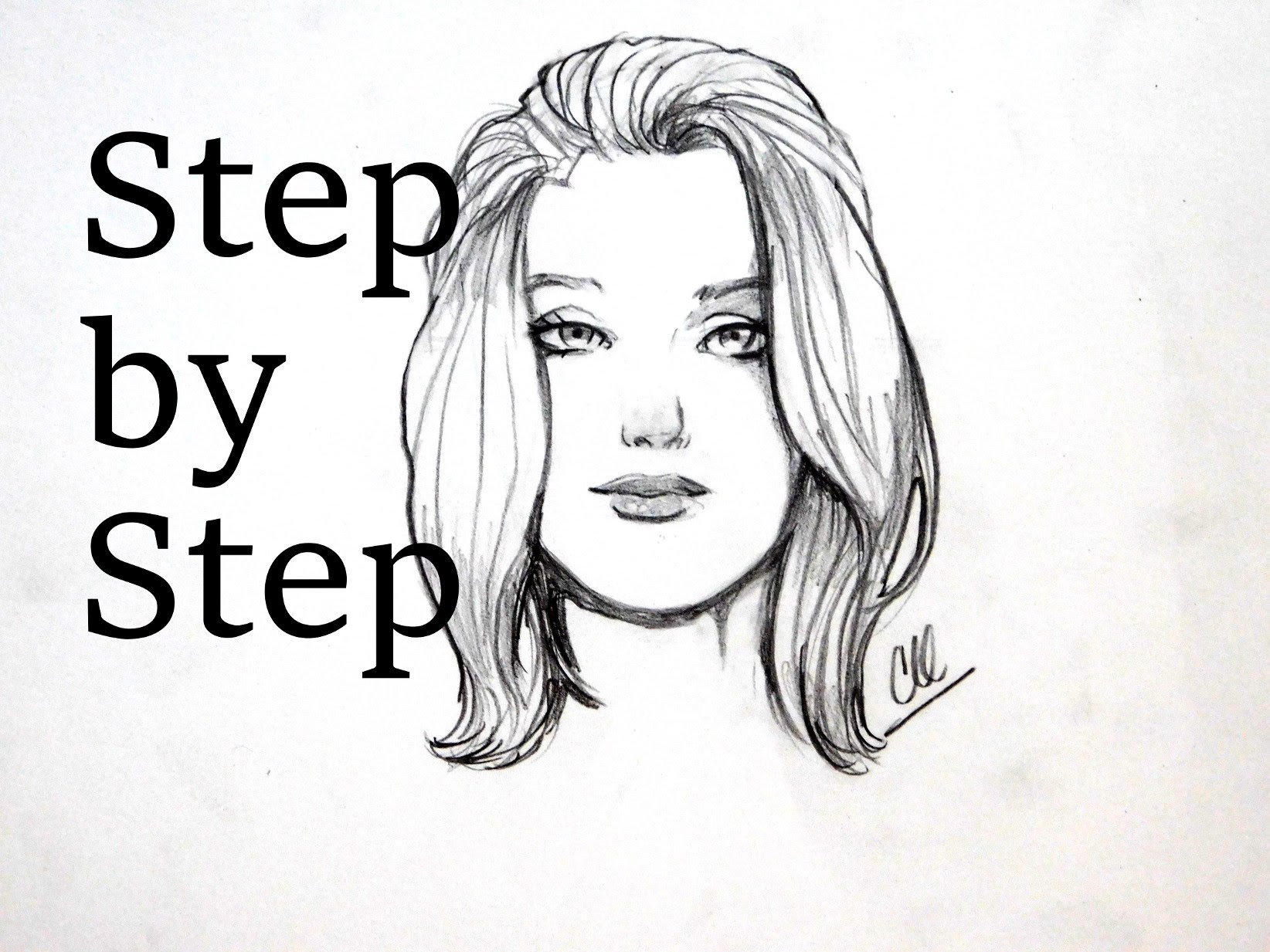 1644x1233 How To Draw A Woman's Face