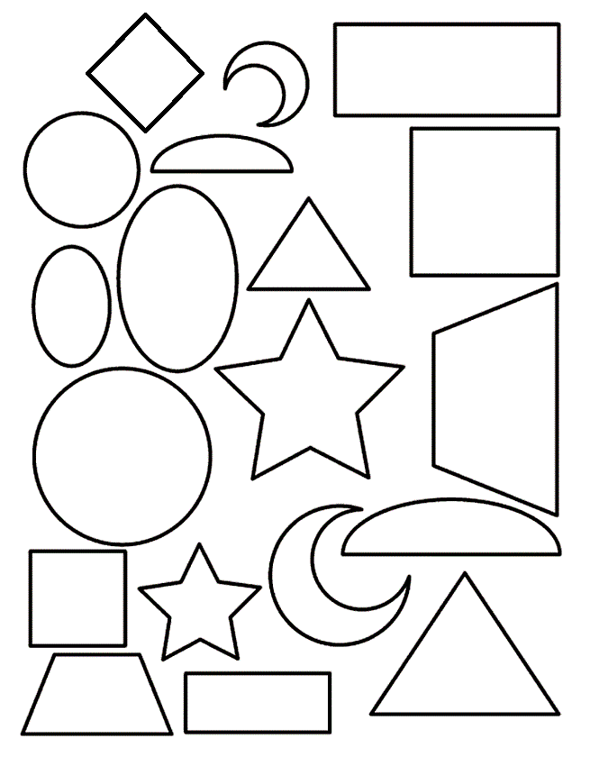 655x850 Coloring Pages Of Basic Shapes Coloring Pages