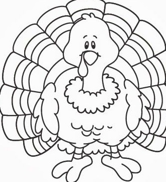 330x361 Top 20 Turkey Coloring Pages And Activity Worksheets
