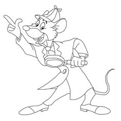 236x236 How To Draw Basil From The Great Mouse Detective Drawing
