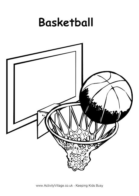 460x650 Basketball Colouring Page Perfect For Boys And Girls Husband