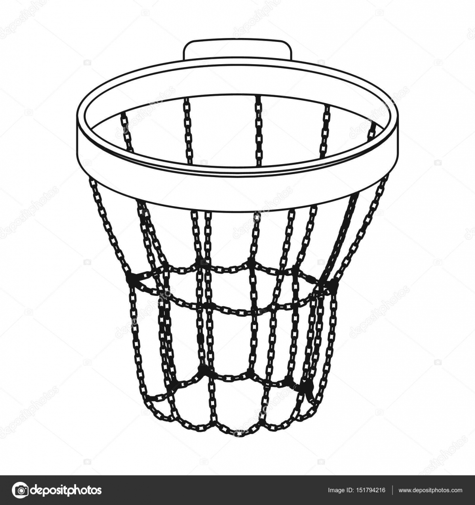 963x1024 Basketball Hoop.basketball Single Icon In Outline Style Vector