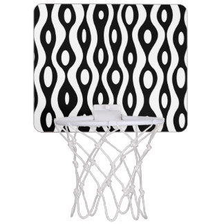324x324 Black White Background Mini Basketball Hoops Zazzle