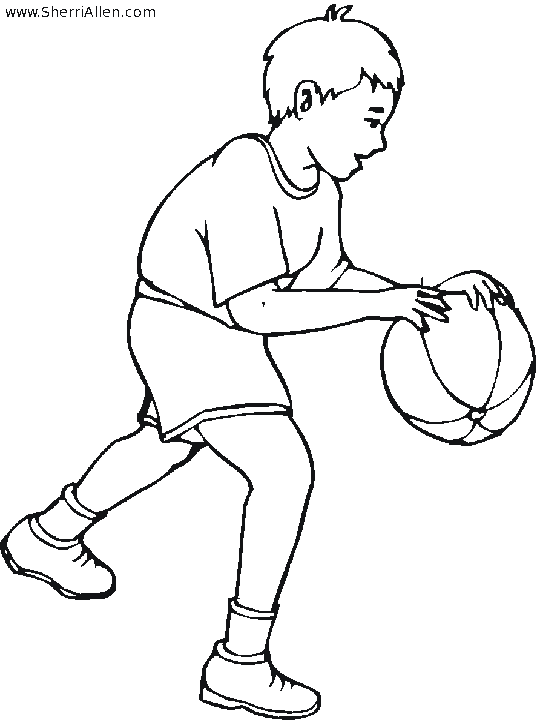 540x720 Free Sports Coloring Pages