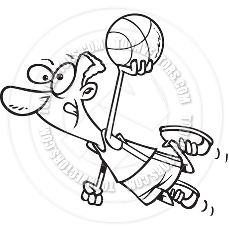 Basketball Cartoon Drawing at GetDrawings | Free download