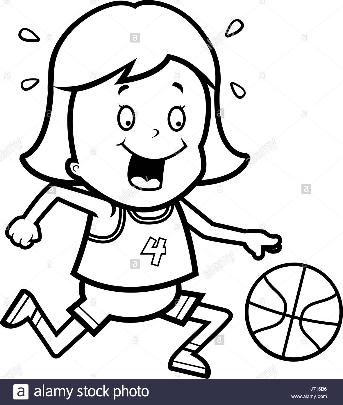 Basketball Cartoon Drawing at GetDrawings | Free download