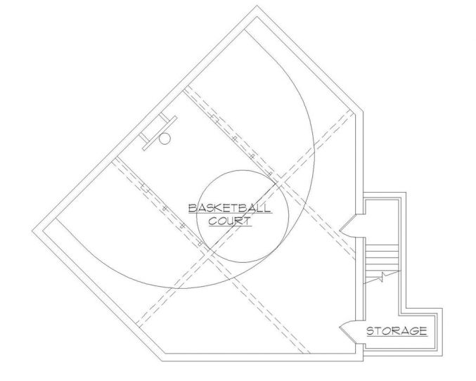 677x542 Uncategorized Basketball Court Floor Plan Interesting