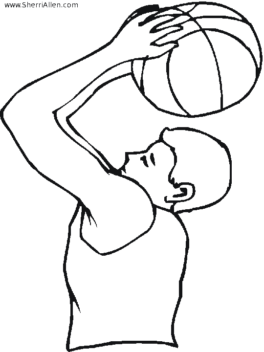 540x720 Free Sports Coloring Pages