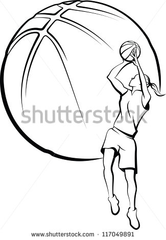 325x470 Drawn Chick Basketball