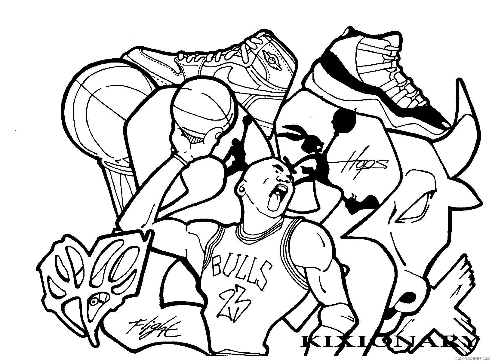 1636x1204 Graffiti Basketball Drawing Graffiti Coloring Pages Basketball By