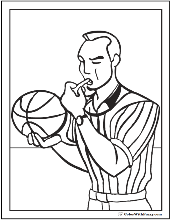 590x762 Basketball Coloring Pages Customize And Print Pdfs