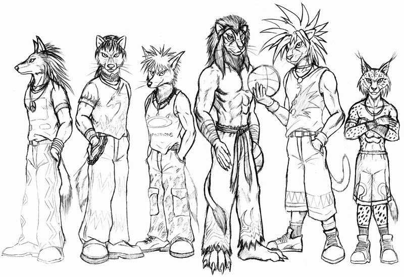 800x549 Street Basketball Group By Wolflsi