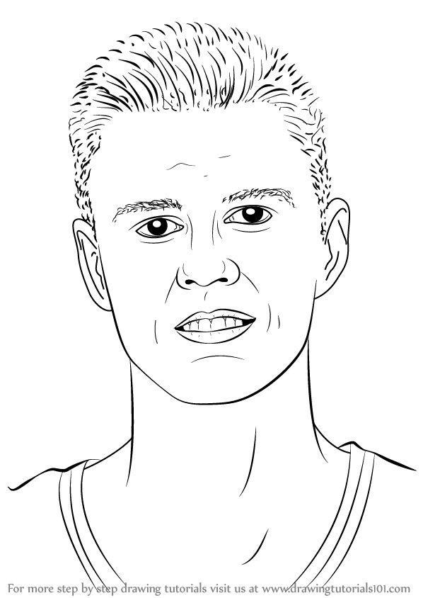 598x844 Learn How To Draw Kristaps Porzingis (Basketball Players) Step By