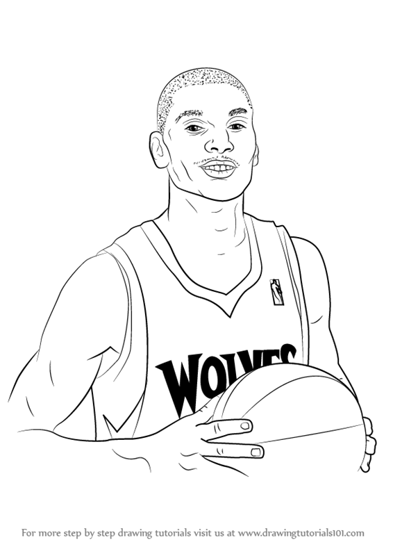 566x800 Learn How To Draw Zach Lavine (Basketball Players) Step By Step