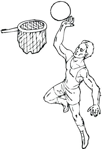 328x480 Good Basketball Hoop Coloring Page Best