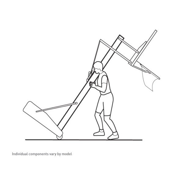 600x600 Lifetime 50 In. Front Court Portable Basketball Hoop (51544)