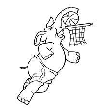 230x230 Top 20 Free Printable Basketball Coloring Pages Online
