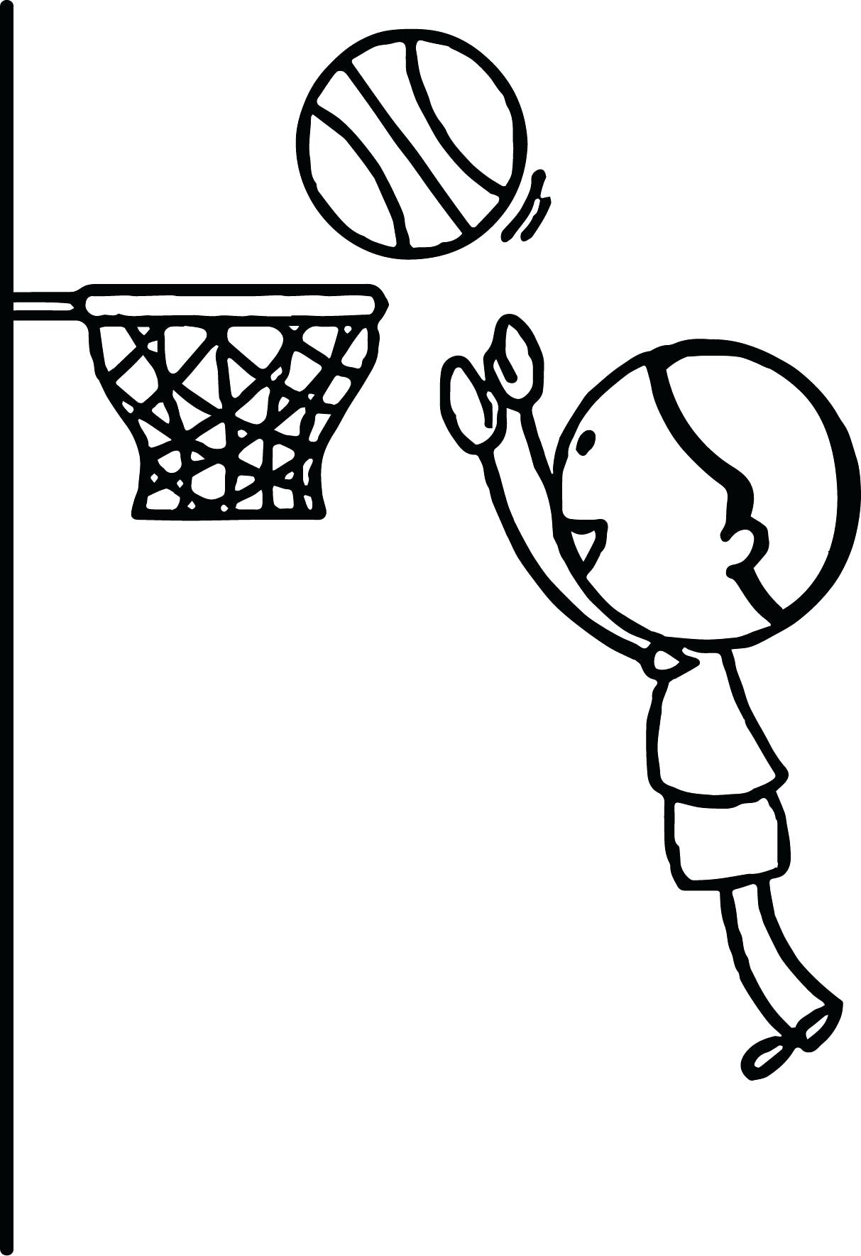 1213x1769 Coloring Basketball Hoop Coloring Page Jump Very High Pages