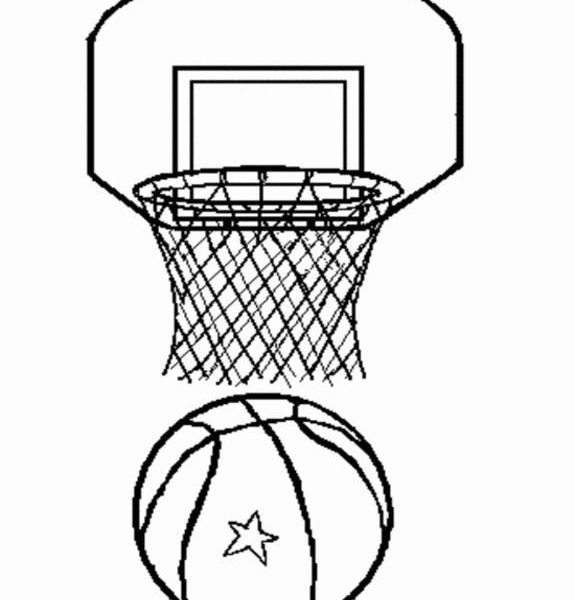 Basketball Hoop Drawing ~ Basketball Hoop Drawing Getdrawings ...