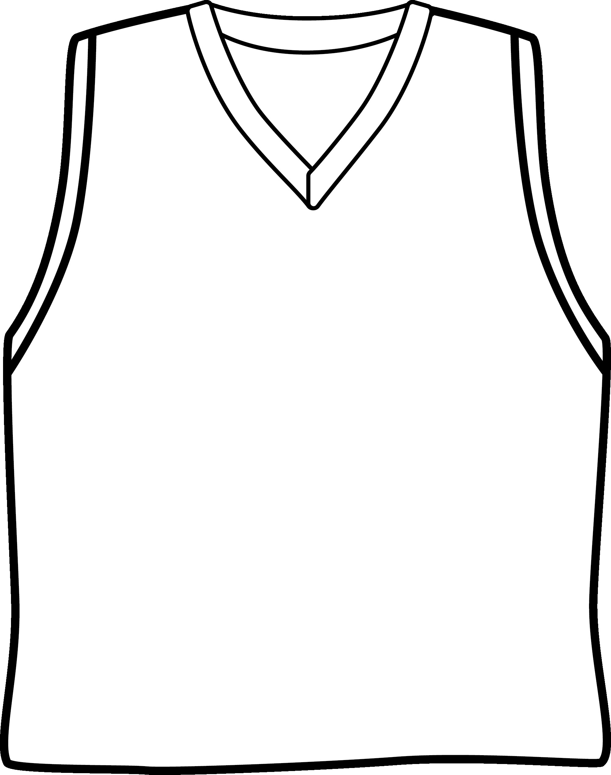 Basketball Jersey Drawing at GetDrawings | Free download