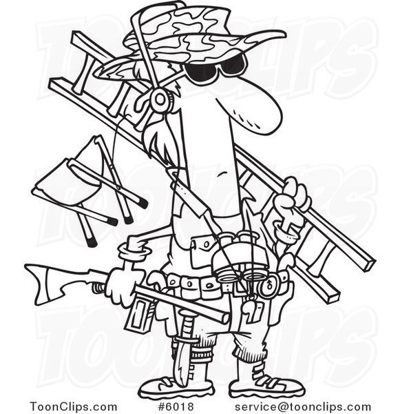 581x600 Line Drawing