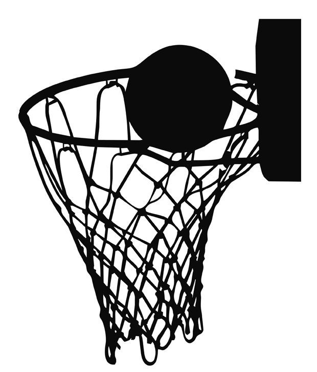 620x726 Studio Briana Black Intricate Basketball Net Line Art Wall Decal