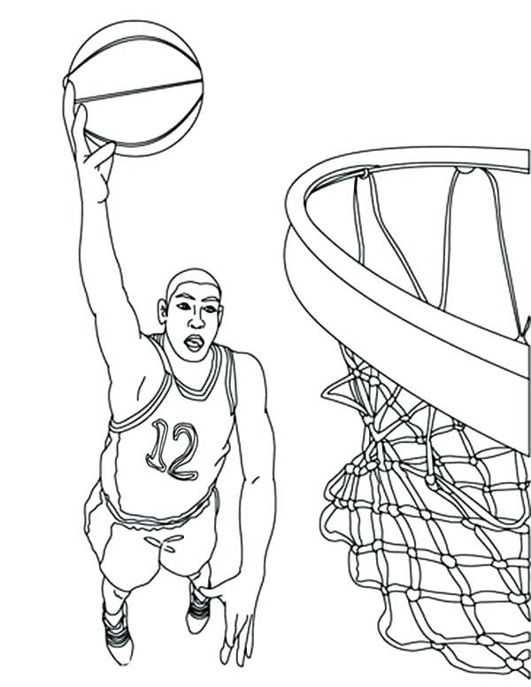 600x775 Nba Players Coloring Pages Omnitutor.co