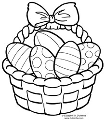 218x250 Easter Basket Drawing Merry Christmas And Happy New Year 2018