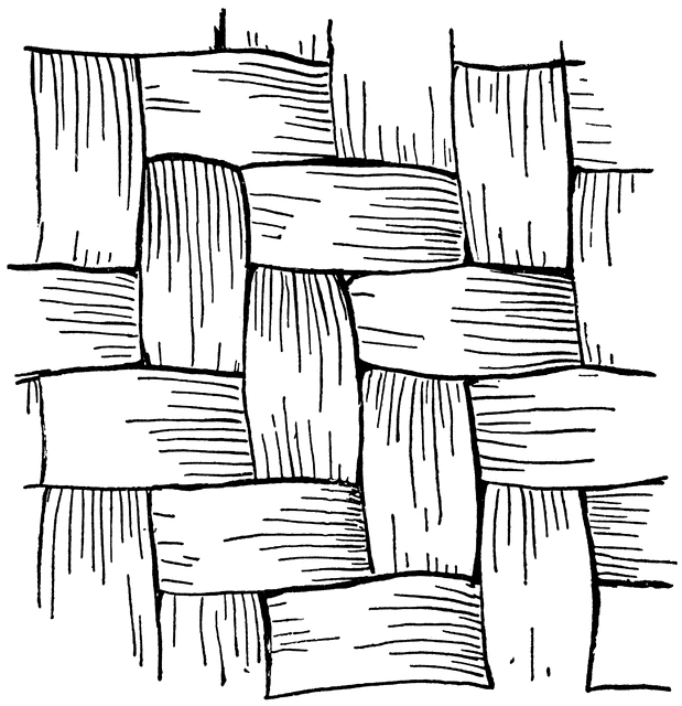 619x640 Twill Work Basket Weave Clipart Etc