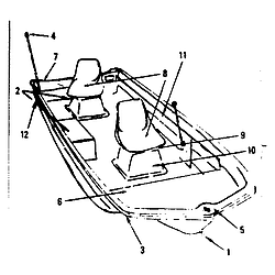 250x250 Craftsman Gamefisher Bass Boat Amp Tri Hull Parts Model 107611040