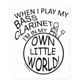 324x324 Funny Bass Clarinet Postcards Zazzle