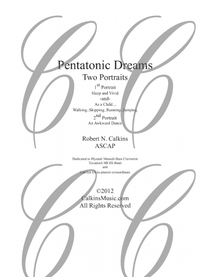 433x560 Pentatonic Dreams Bass Clarinet Amp Piano