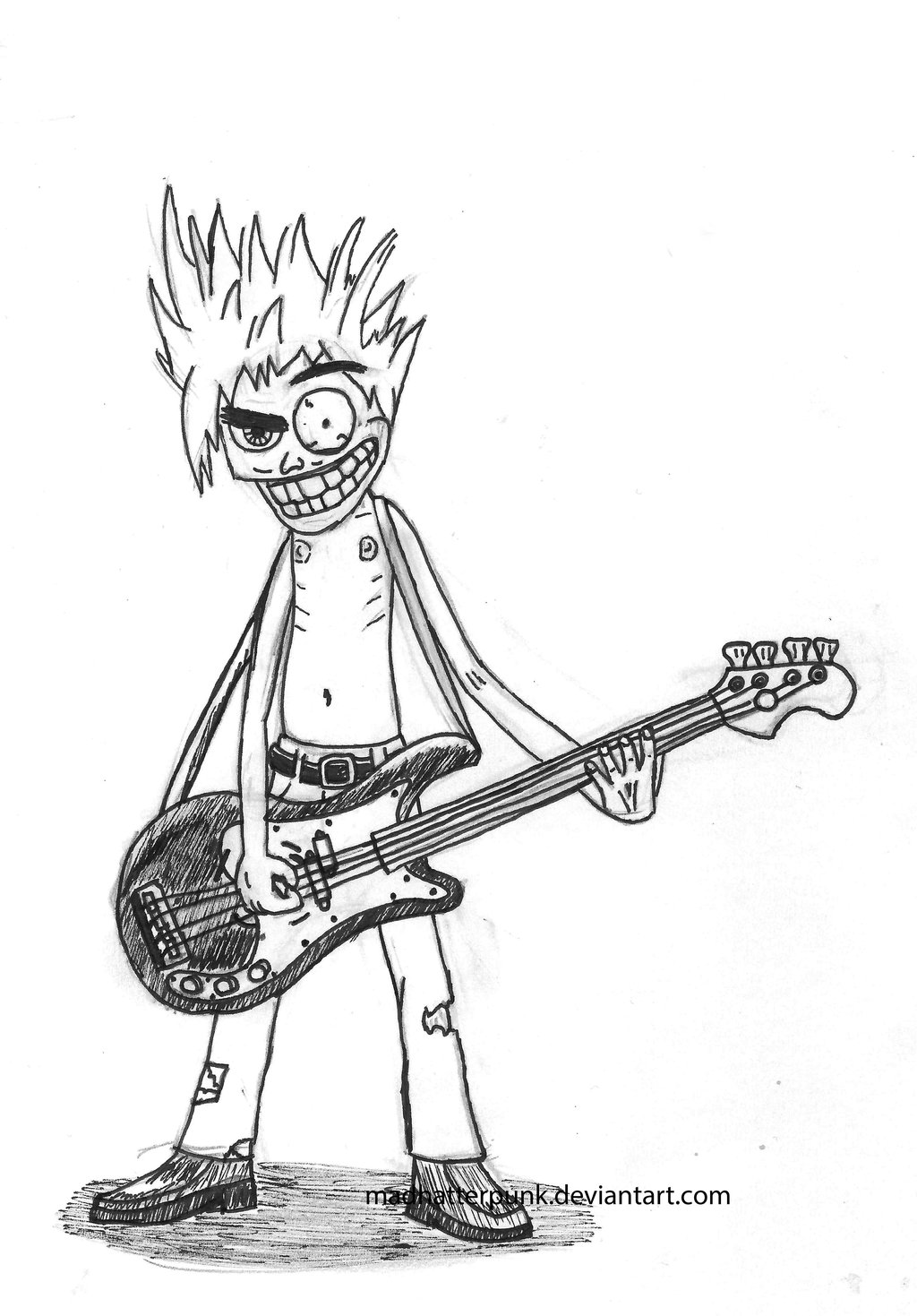 1024x1469 Bass Player By Madhatterpunk