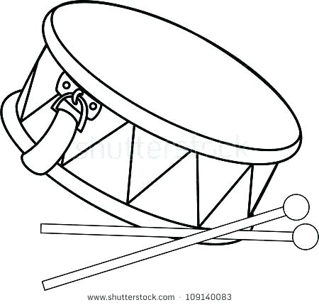 450x430 Drum Coloring Page 76 Together With Bongos Coloring Page Drum