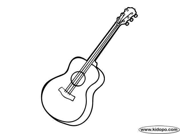 630x470 Drawn Line Guitar