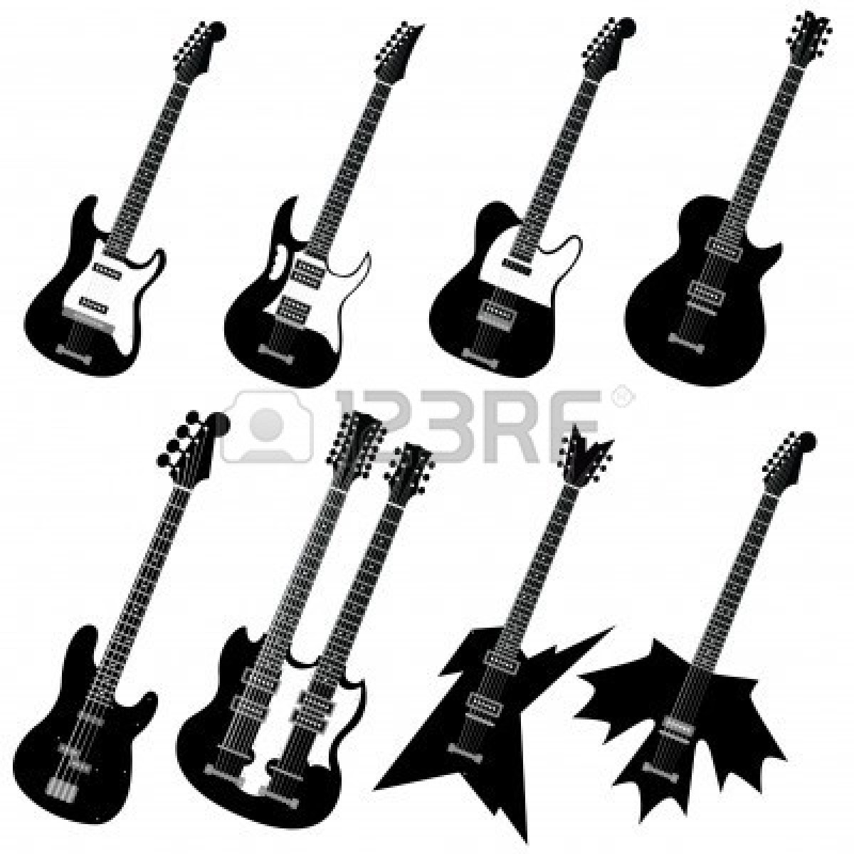 1200x1200 Guitar Set Vector. Guitar Set Clipart Panda