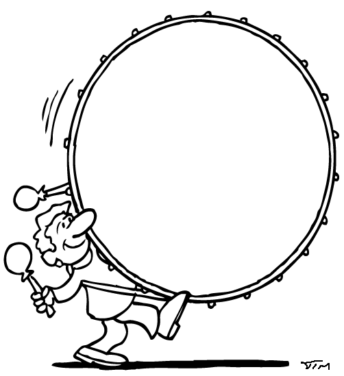 502x549 Bass Drum Coloring Pages