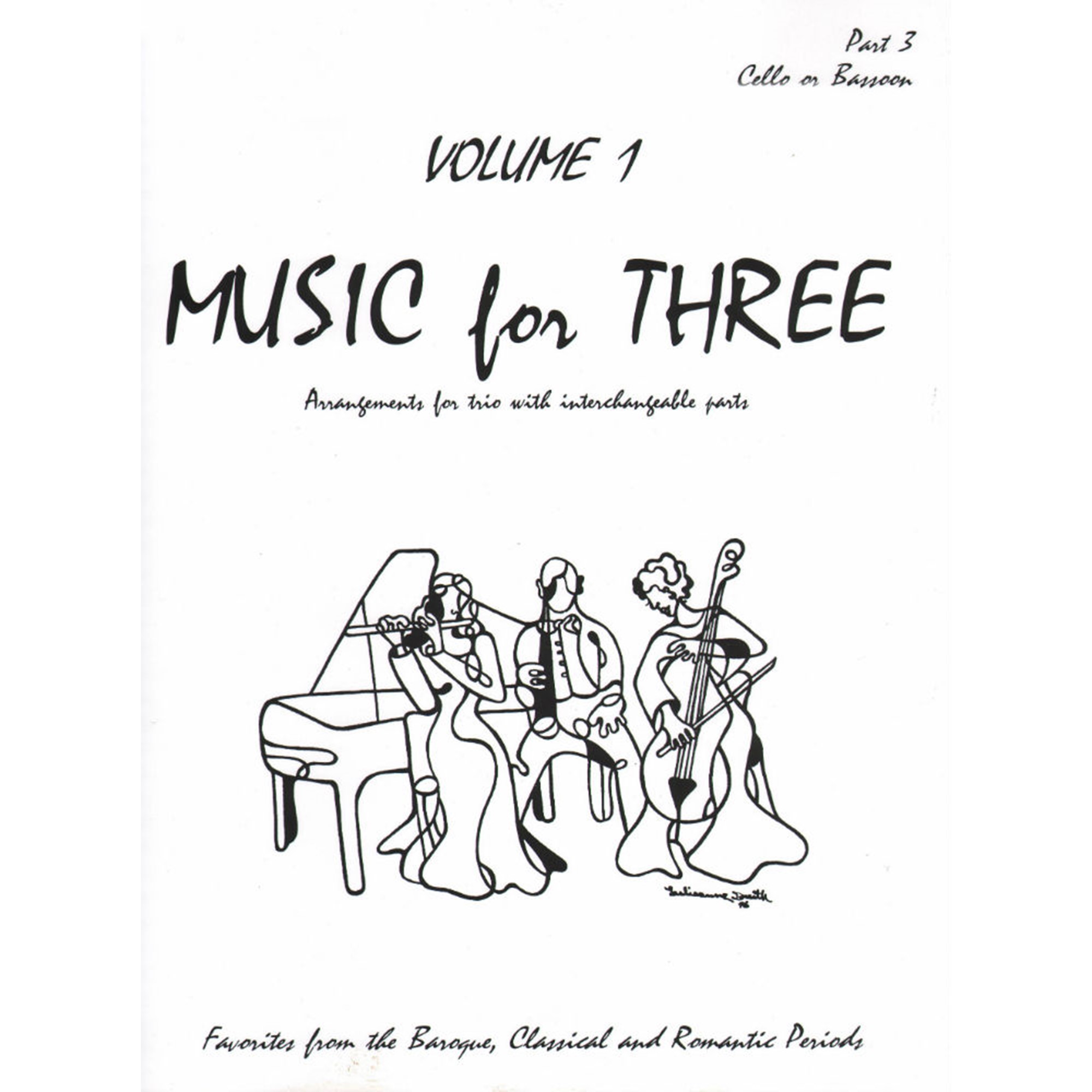 2000x2000 Music For Three Volume 1 Part 3 Cello Or Bassoon Published By Last