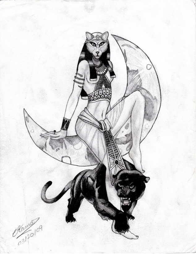 634x822 Bastet By Sheroxx