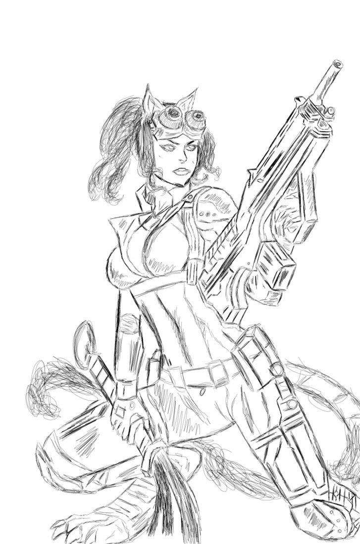 727x1098 Smite Bastet Spec Ops By Aeeso