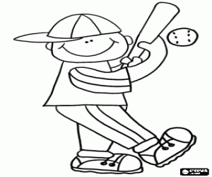300x250 Baseball Coloring Pages Printable Games