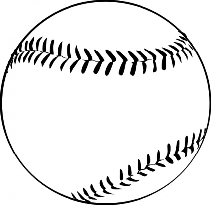 425x414 Bat And Ball Clipart