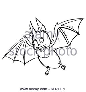 Bat Cartoon Drawing