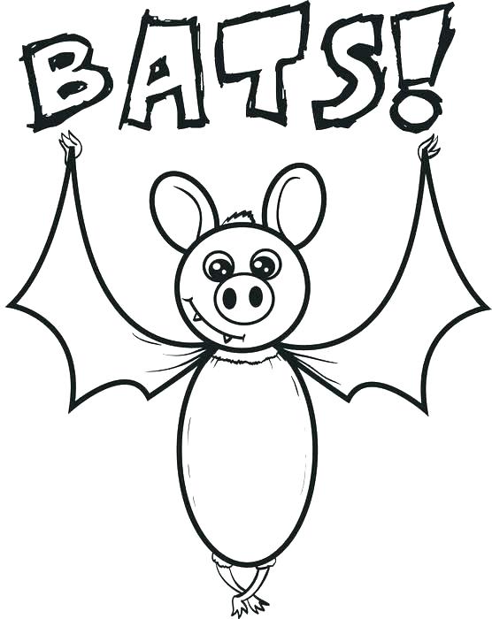 556x700 Bat Color Page Bat Coloring Pages Free Printable Cartoon Coloring
