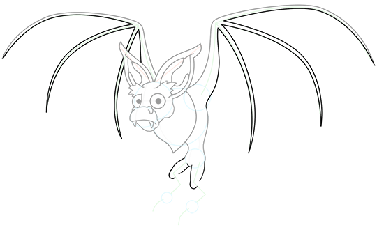 540x333 Cartoon Bat Monster Drawing Lesson
