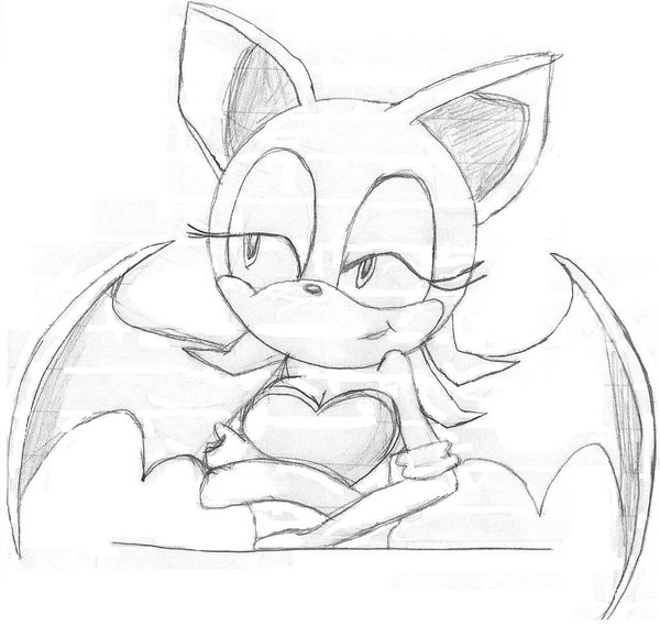 600x569 Rouge The Bat Sketch By Sky Diva401