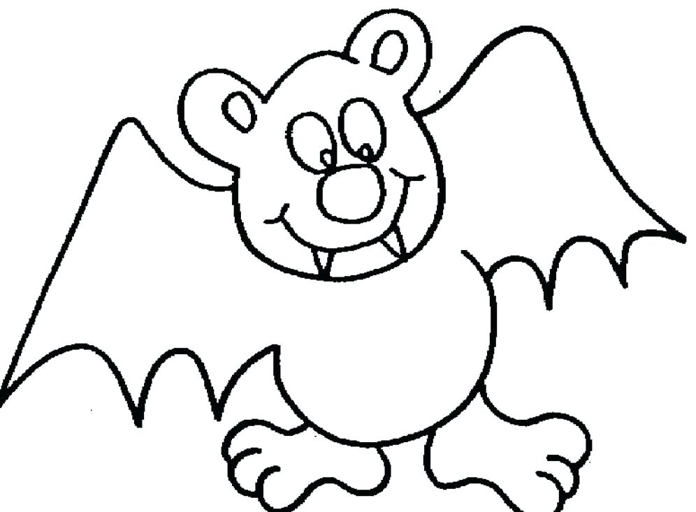 Bat Drawing Outline at GetDrawings | Free download